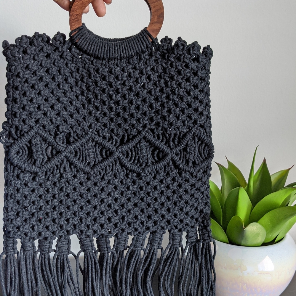Danielle Nicole Macrame Bag